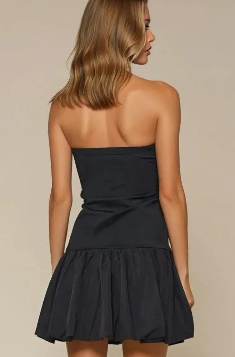 Mixed Brands - Ballon Dress 2595 - Black