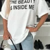Mixed Brands - Beauty Inside Tshirt 2111 - White