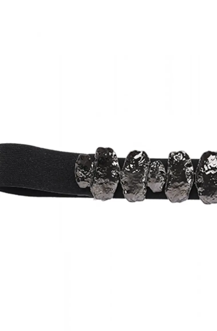 Mixed Brands - Belt with elastic - Black