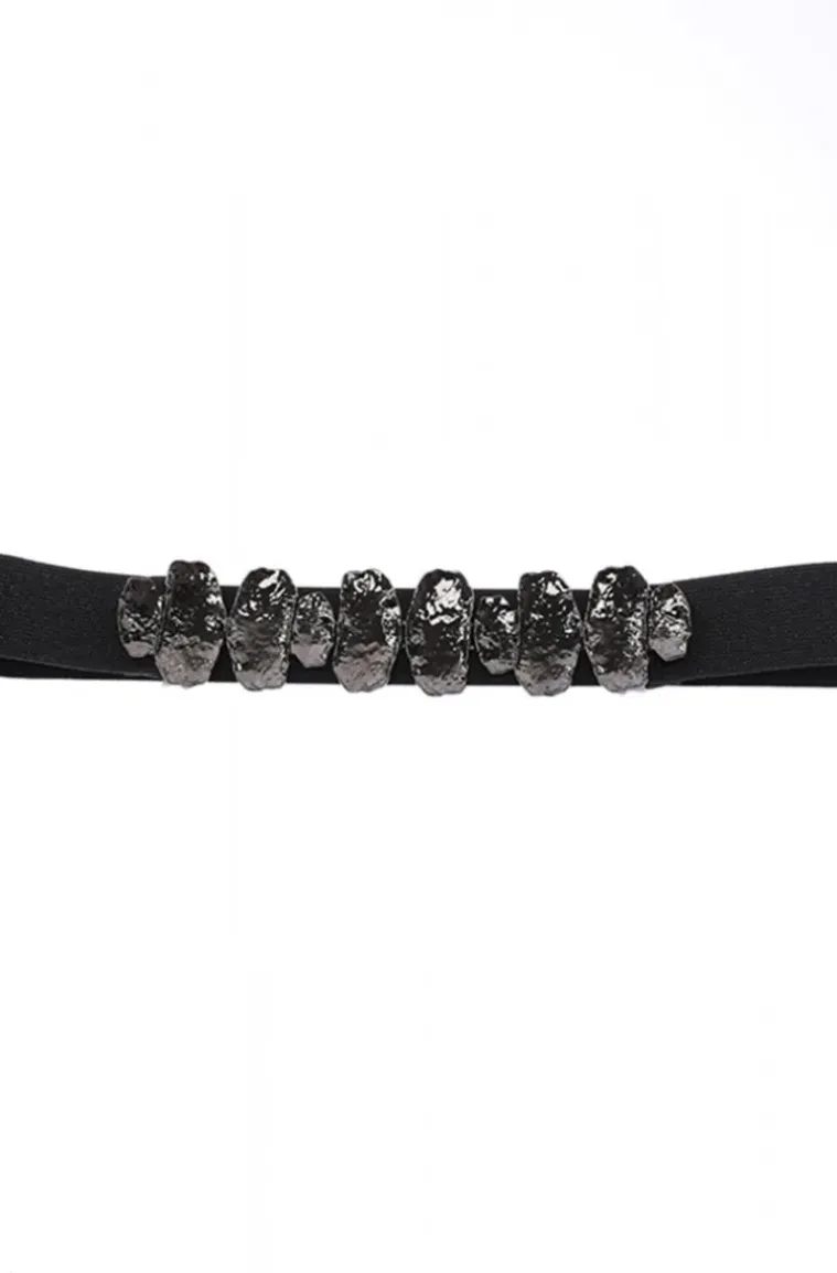 Mixed Brands - Belt with elastic - Black