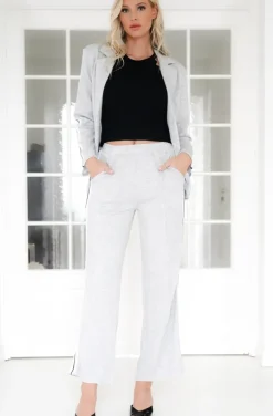Mixed Brands - Blazer with stripes 08-3302 - Grey