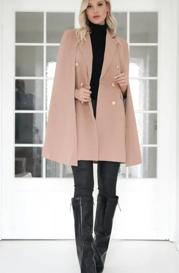 Mixed Brands - Cape Kavaj/Klänning1823 - Taupe