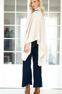 Mixed Brands - Cape Rollneck with zip - Ivory