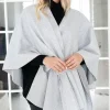 Mixed Brands - Cape with knot - Grey