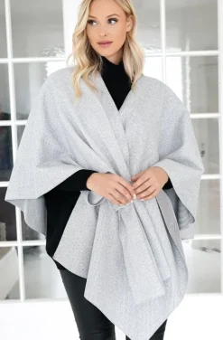 Mixed Brands - Cape with knot - Grey