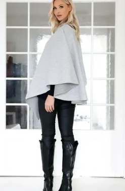 Mixed Brands - Cape with knot - Grey
