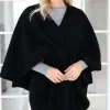Mixed Brands - Cape with knot - Black