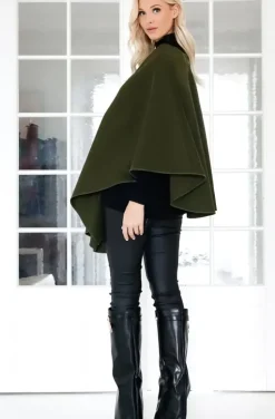 Mixed Brands - Cape with knot - Olive
