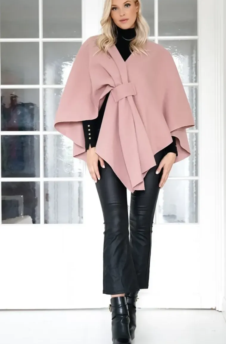 Mixed Brands - Cape with knot - Pastel Pink
