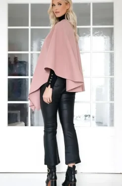 Mixed Brands - Cape with knot - Pastel Pink