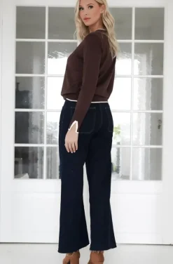 Mixed Brands - Cardigan with contrast 6112 - Marrone