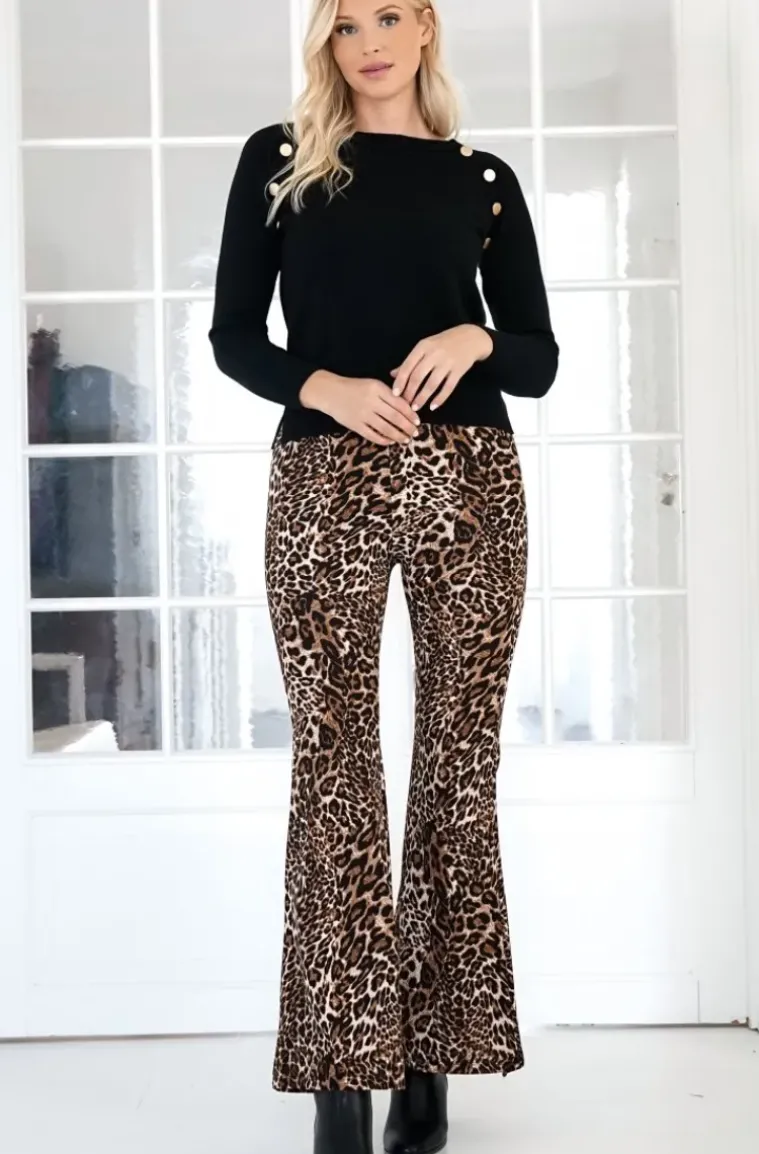 Mixed Brands - Casual Leo pants - Brown