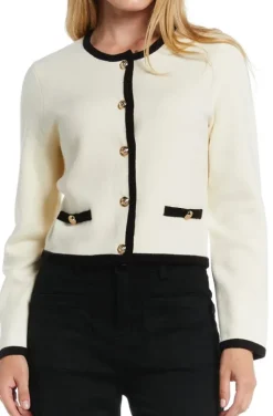 Mixed Brands - Chanel Style Cardigan - 6186 - Panna