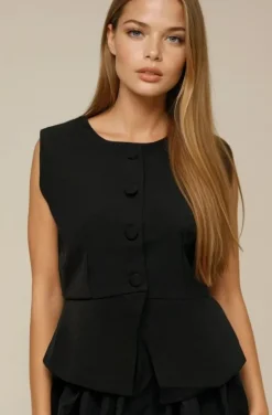 Mixed Brands - Chic Vest 2596 - Black