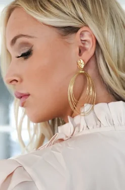 Mixed Brands - Circle earrings BO148 - Gold