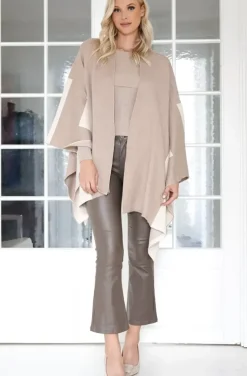 Mixed Brands - Coated pant Flare 6866 - Beige