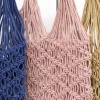 Mixed Brands - Cotton Crochet bag 1302 - Pink