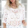 Mixed Brands - Crochet Top Hena 1584 - White