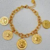 Mixed Brands - DDBR79 - Bracelet with coins - Gold