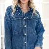 Mixed Brands - Denim Shirt jacket 1003 - Blue