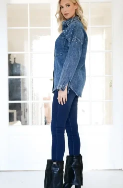 Mixed Brands - Denim Shirt jacket 1003 - Blue