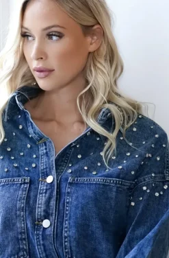 Mixed Brands - Denim Shirt jacket 1003 - Blue