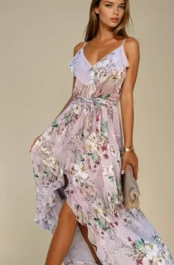 Mixed Brands - Dress 9495-12 - Pink Flower