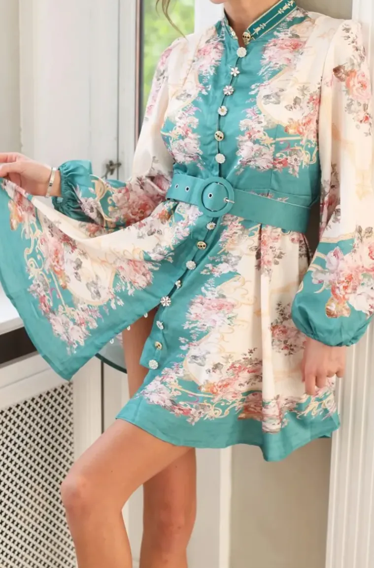 Mixed Brands - Dress W20430 Green