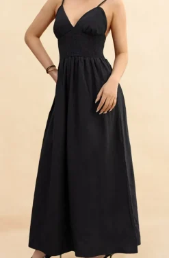 Mixed Brands - Dress with smock 9515 - Black