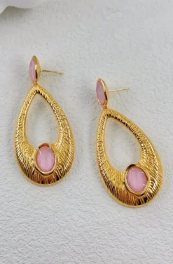 Mixed Brands - Earrings LLB051 - Gold Rose