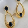 Mixed Brands - Earrings LLB051 - Gold Black