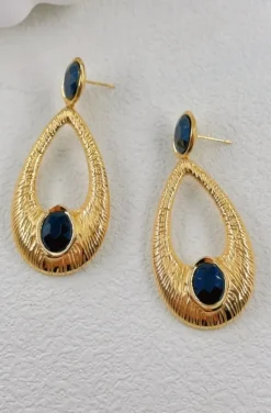 Mixed Brands - Earrings LLB051 - Gold Black