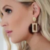 Mixed Brands - Earrings Paris 102-344 - Camel