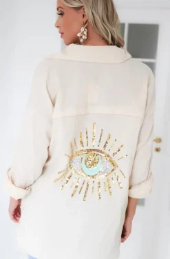 Mixed Brands - Eye shirt 6622 - Sand