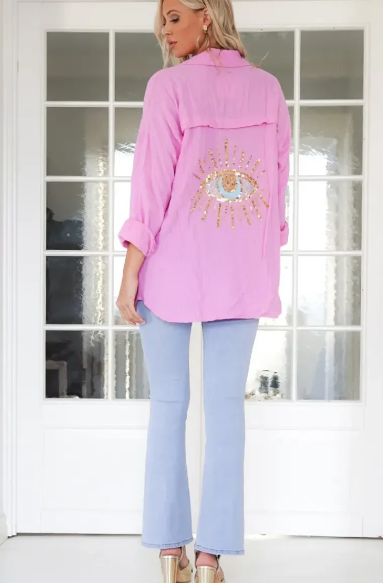 Mixed Brands - Eye shirt 6622 - Rose