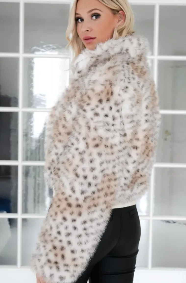 Mixed Brands - Fake fur Jacket Short 77008 - Leo