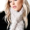 Mixed Brands - Fake fur Scarf MZ01 - Beige