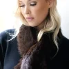 Mixed Brands - Fake fur Scarf MZ01 - Brown