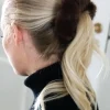 Mixed Brands - Fake fur Scrunchie M06 - Brown
