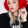 Mixed Brands - Faux Fur Earmuffs 0905 - Bordeaux