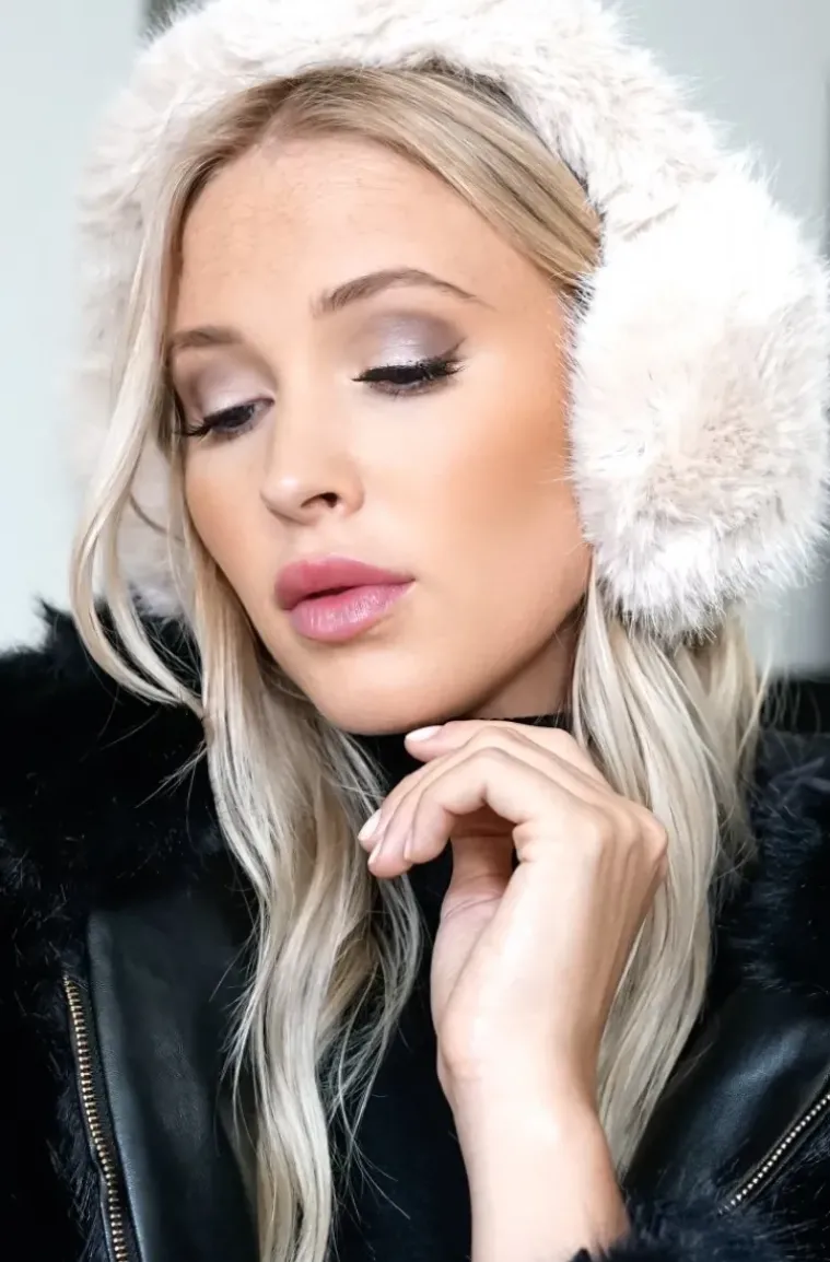 Mixed Brands - Faux Fur Earmuffs 0905 - Beige