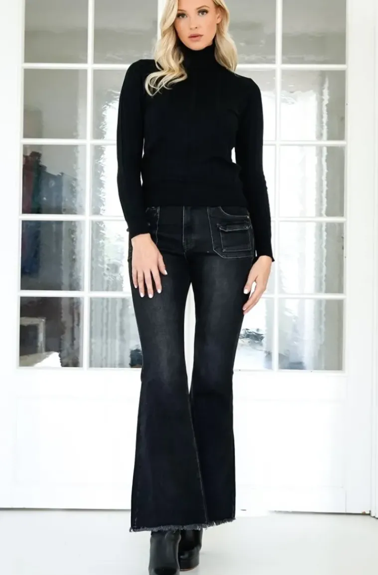 Mixed Brands - Flare jeans - Black