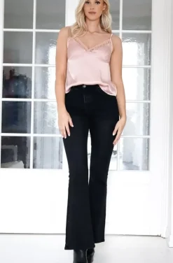 Mixed Brands - Flare jeans 6962 - Black