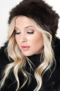 Mixed Brands - Head Band Faux Fur 4820 - Brown