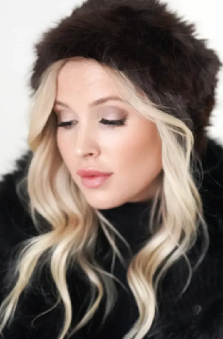 Mixed Brands - Head Band Faux Fur 4820 - Brown