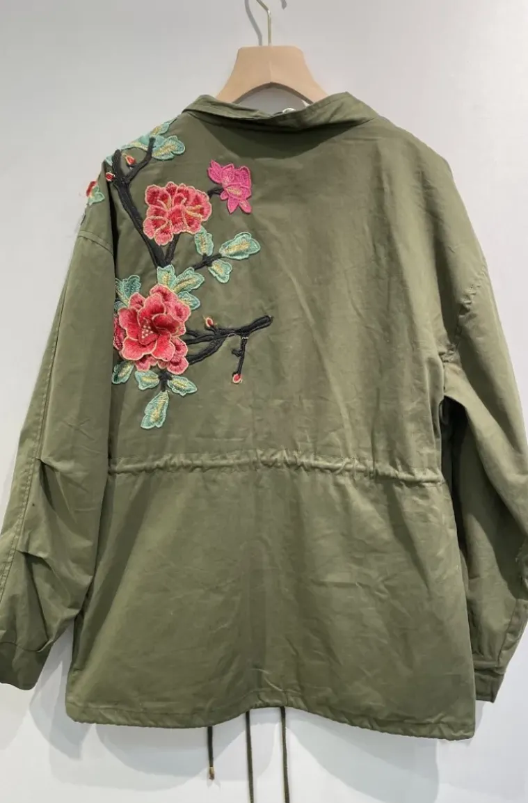 Mixed Brands - Jacket Embroidered M698 - Military Green