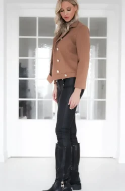 Mixed Brands - Jacket with buttons 3812 - Camel