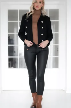 Mixed Brands - Jacket with buttons 3812 - Black