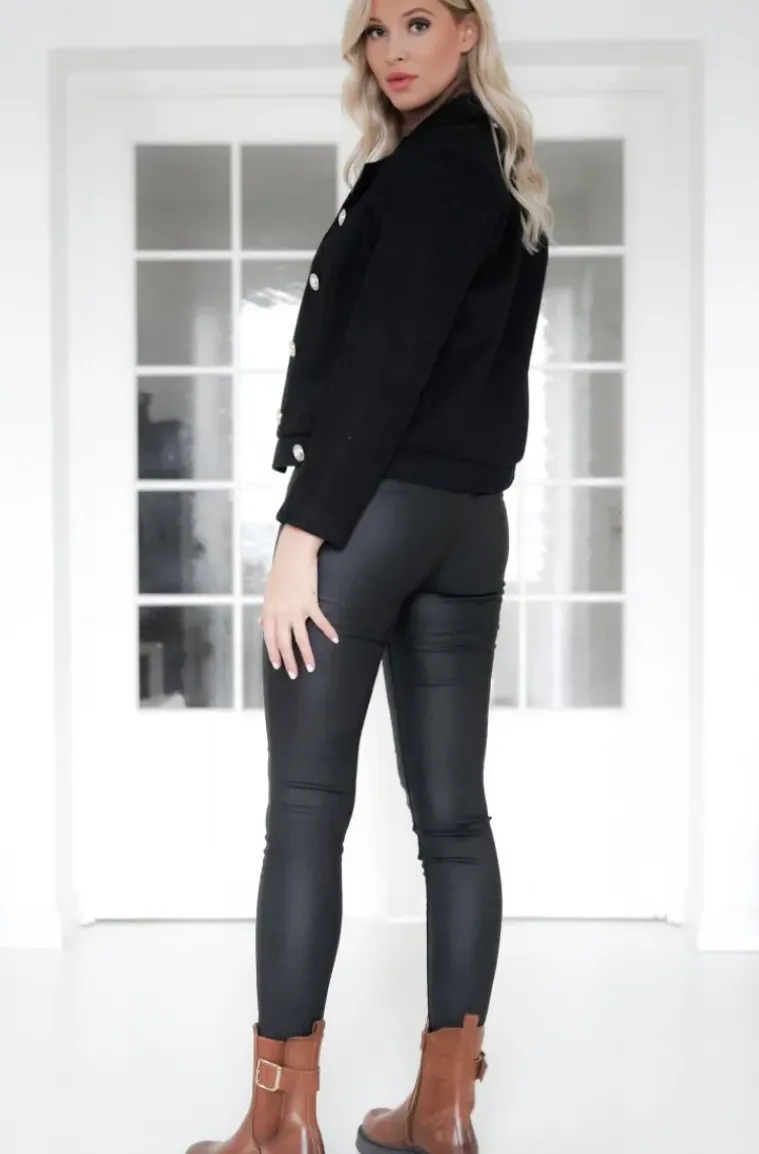 Mixed Brands - Jacket with buttons 3812 - Black