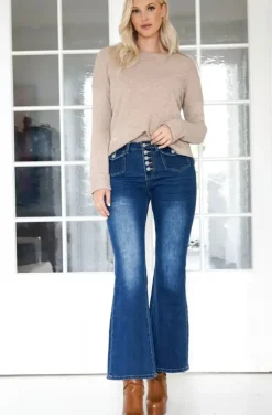 Mixed Brands - Jeans with buttons and pockets 1559